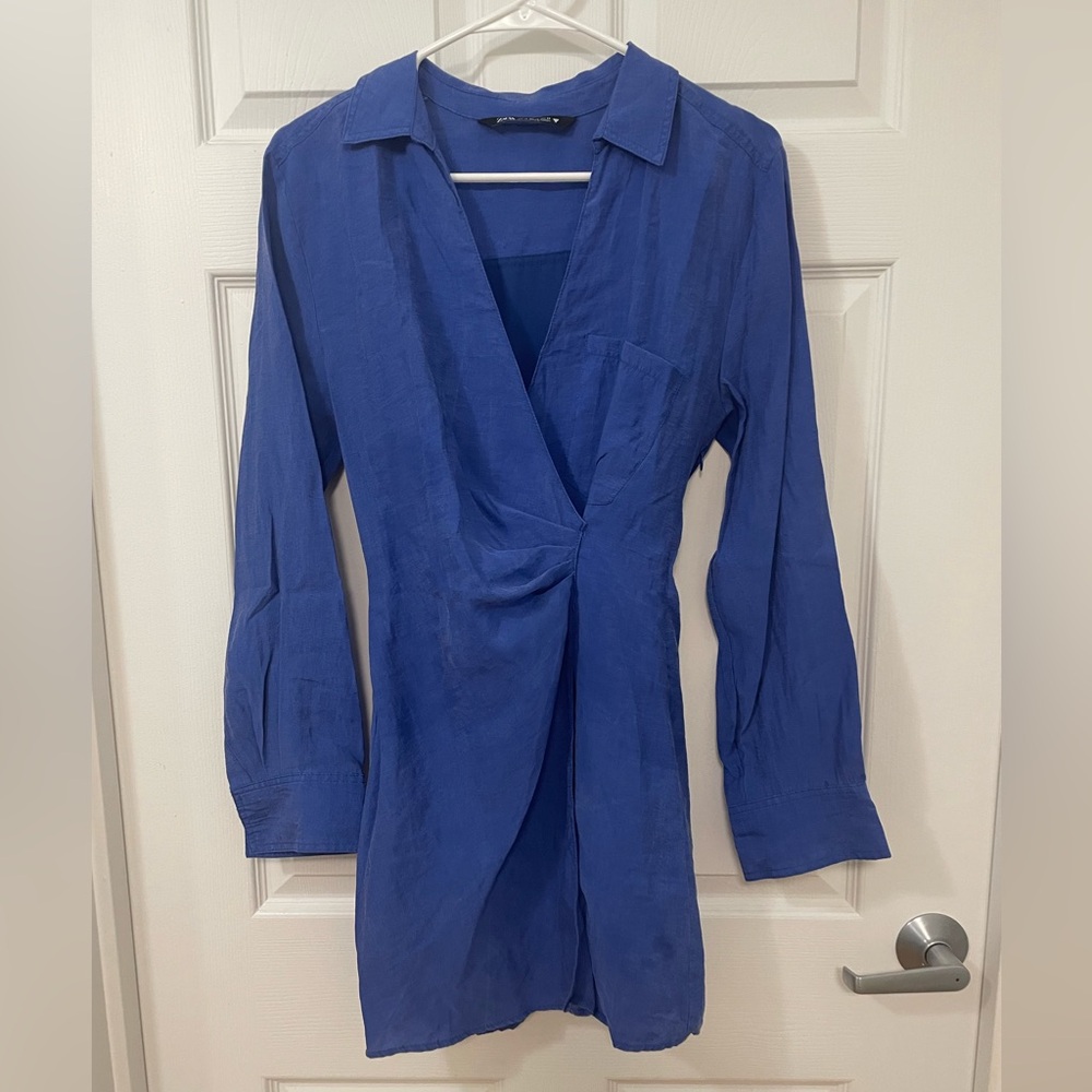 ZARA WRAP DRESS WITH POCKET